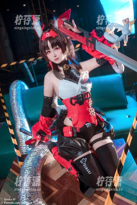 KuukoW的美足写真：当脚丫子也开始冲浪了？-柠荇潇