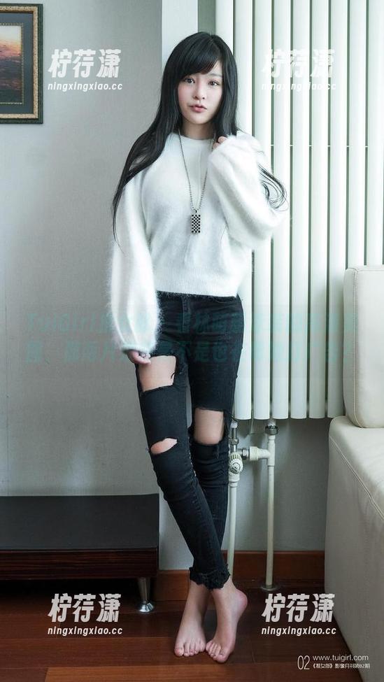 TuiGirl推女郎 - 看林萌萌泳装的高清美图，那两片浪花是不是也在帮她打广告？-柠荇潇