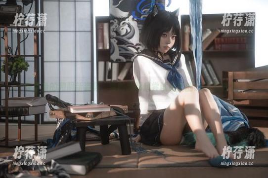矢量鱼的和服新姿势，看的我都想尝试最新的cos方法了！-柠荇潇